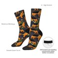 thumbnail image 4 of Xecao German Shepherd Dog Pattern Sport Socks for Women and Men Crew Socks Sporty Calf Socks Casual Socks, 4 of 6