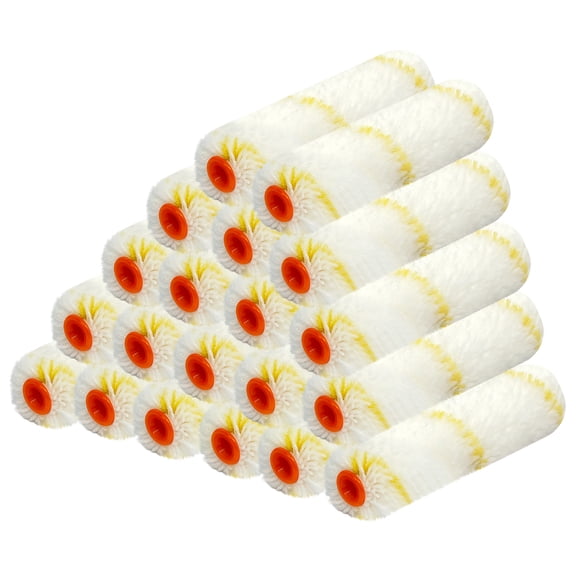 YUNLEISHOP 20 Pack Paint Roller Covers, 6 Inch Microfiber Paint Roller Refills for House Painting Walls, Ceilings & Home Improvement