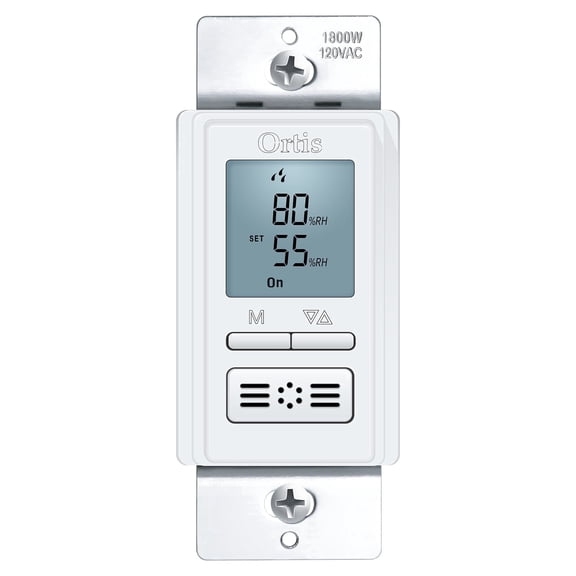 Ortis Brass Humidity Sensor Electrical Switch