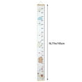 thumbnail image 3 of Cartoon Baby Kids Growth Chart Record Wood Frame Height Measurement Ruler Wall Sticker Girls Room Wall Decoration, 3 of 9