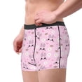 thumbnail image 2 of Lsque Motif Visage de Lapin Boxeur-Briefs pour Hommes avec Poche de Soutien Totale, X-Temp Rafraîchissant, sous-Vêtements Anti-Humidité, Régulier, Jambes Longues et Trunk-Moyen, 2 of 5