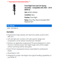thumbnail image 2 of Front Right Strut and Coil Spring Assembly - Compatible with 2004 - 2010 BMW X3 2005 2006 2007 2008 2009, 2 of 2