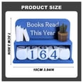 thumbnail image 3 of Desk Decor Books Read This Year Sign 3D Printed Books Read This Year Pratical Bookshelf Decor Modern Reading Counter for Library Decor Teachers Readers Desktop Ornament Desk Decor Figurine Easter Des, 3 of 6