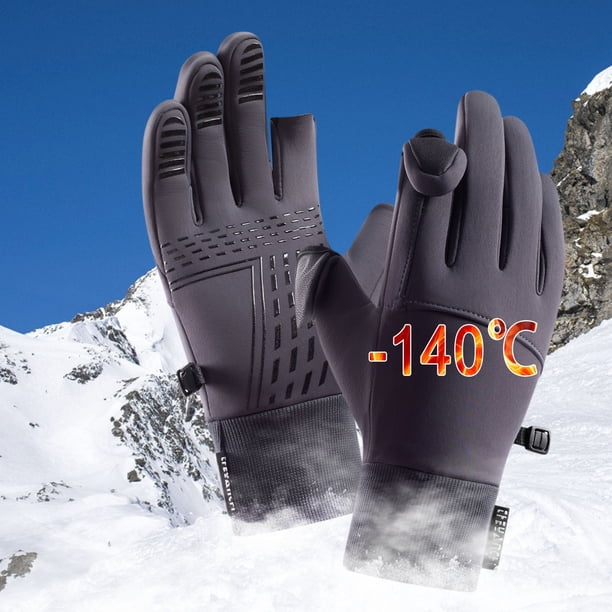 Guantes Cálidos de Invierno para Mujer, Además de Terciopelo Grueso, de Lana, para Exteriores, Conducción, Deportes, Pantalla