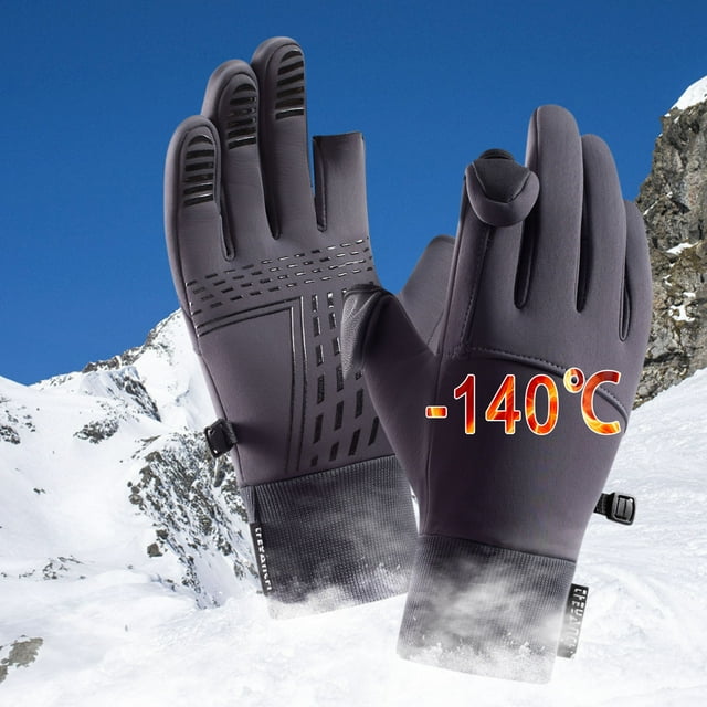 Guantes Cálidos de Invierno para Mujer, Además de Terciopelo Grueso, de Lana, para Exteriores, Conducción, Deportes, Pantalla
