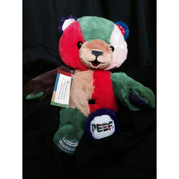 Hegg Tom; Warren Hanson Peef the Christmas Bear Plush, Polyester, 5.5" x 3.8" x 11.2", 0.38 lb