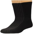 thumbnail image 1 of Lee Men's Full Cushioned Crew Socks 11 Pair, Black, Men's 6-12, 1 of 1