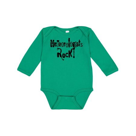 

Inktastic Meteorologists Rock Gift Baby Boy or Baby Girl Long Sleeve Bodysuit