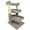 Gray, variant on New Cat Condos Triple-Level Cat Perch, 33 in, Gray