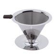 thumbnail image 2 of Vierta sobre taza de goteo de de inoxidable reutilizable, con / sin soporte de taza 11.5cm B Macarena Filtro de café reutilizable, 2 of 8