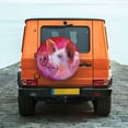 thumbnail image 4 of Haiem Spare Tire Cover , Wheel Cover with Pink Pig printed, Camper Spare Tire Cover Fit for Jeep Wrangler Rv SUV Truck Travel Trailer-14 inch, 4 of 9