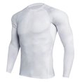 thumbnail image 1 of Camiseta Deportiva Ajustada Salvador Blanca para Hombre 2XL Camiseta de Gimnasio, 1 of 5