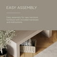 thumbnail image 5 of Open Box Maven Lane Zeno Contemporary Wooden Bench in Weathered Grey Finish, 5 of 7
