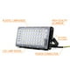 thumbnail image 4 of Foco LED Impermeable IP66 De 50W Para Exteriores, Reflector LED Superbrillante Para Césped, Para Galería, Iglesia, Boda, Fiesta De Cumpleaños, Iluminación De Escenario, 4 of 6
