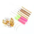 thumbnail image 2 of Dreadlock Crochet Hook Hair Set, Easy To Use Latch Hook Dreadlocks Tool Specially Designed  For Hair Styling, 2 of 8