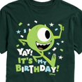 thumbnail image 2 of Disney Monsters Inc - Mike Yay It's My Birthday - Men's Short Sleeve Graphic T-Shirt, 2 of 5
