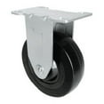 thumbnail image 2 of 4" Rubber Wheel Rigid Plate Caster 255 LB Load Capacity, 2 of 2