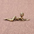 thumbnail image 5 of Yoga Beauty Brass Statue Collection Home Decoration, 5 of 9