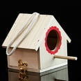 thumbnail image 3 of Casa Para Pájaros, Pájaro De Pino Colgante Duradero Para Estación De Alimentación, 3 of 7
