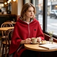 thumbnail image 6 of 2027 Wearable Heated Blanket with Zipper 3 Heat Settings, Portable Heated Shawl Wraps for Women, USB Heat Wrap Blanket for Home Office Travel, 6 of 6