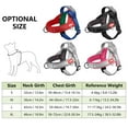 thumbnail image 4 of Deago No Pull Dog Harness Reflective Adjustable Pet Vest with Easy Control Handle for Small Medium Large Dogs Outdoor Walking (Gray, XL), 4 of 8
