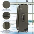 thumbnail image 3 of Travelpro Maxlite 5 Softside Lightweight Expandable Upright Luggage, Slate Green, Checked-Medium 26-Inc,two wheel, 3 of 5