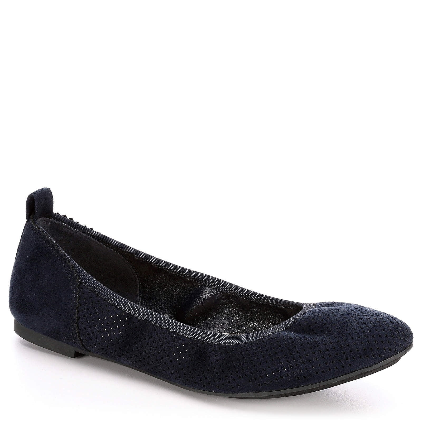 XAPPEAL Womens Clair Slip On Ballet Flat Shoes, Navy - Walmart.com
