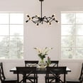 thumbnail image 4 of Modern Urban Contemporary Ceiling Fixture, Black Steel, 4 of 4