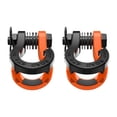 thumbnail image 1 of koolsoo 2x D Split Shackles 3/4" Split Shackles for Winch Vehicle Recovery Orange, 1 of 9