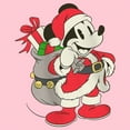 thumbnail image 2 of Girl's Mickey & Friends Retro Santa Suit  Graphic Tee Light Pink Medium, 2 of 4