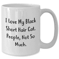 thumbnail image 2 of I Love My Black Short Hair Cat Gifts from Friends for Graduation Unique White Coffee Mug, Funny Quote, 2 of 4