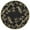 Black, variant on HomeRoots 5 ft. 6 in. Round Wool Moss Area Rug - Moss - 5 ft. 6 in.
