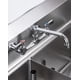 thumbnail image 2 of Grifo de cocina Phivan Commercial, 20 cm, soporte de pared central, cromado, 2 of 8