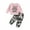 Pink, variant on Toddler Girls Clothes 2T 3T 4T 5T Fall Outfits Baby Pullover Sweatshirt  Camouflage Pants Set Kids Winter 2Pcs Sweatsuit