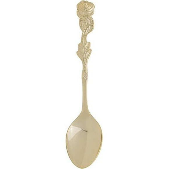 GD-9-12 Demi Spoon Gold Plate, Rose - 12 Piece
