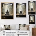thumbnail image 4 of Designart "Grey Meditation Of Silence I" Portrait Floater Framed Canvas Print, 4 of 7