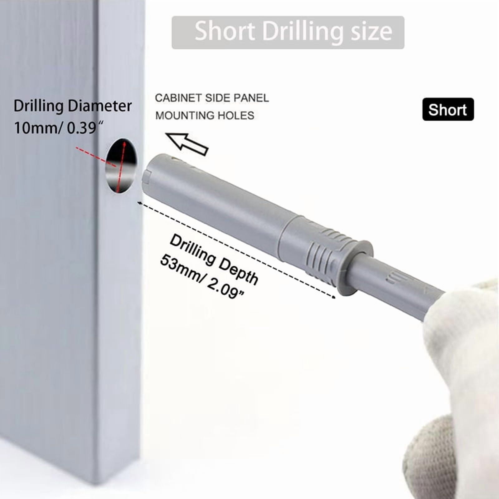 Push to Open Cabinet Hardware 40Pack Push  & Lock for Hidden Door Touch Latches and Catch Push Release Drawer Long