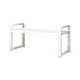 thumbnail image 2 of Organizador de especias de metal y madera para cocina | Estante de 3 niveles para condimentos y platos | 30 x 21 x 19 cm, blanco, sin herramientas, para cocina o baño, 2 of 6