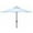 Baby Blue / White, variant on SAFAVIEH Iris 9' Market Auto Tilt Patio Umbrella, Red Stripe