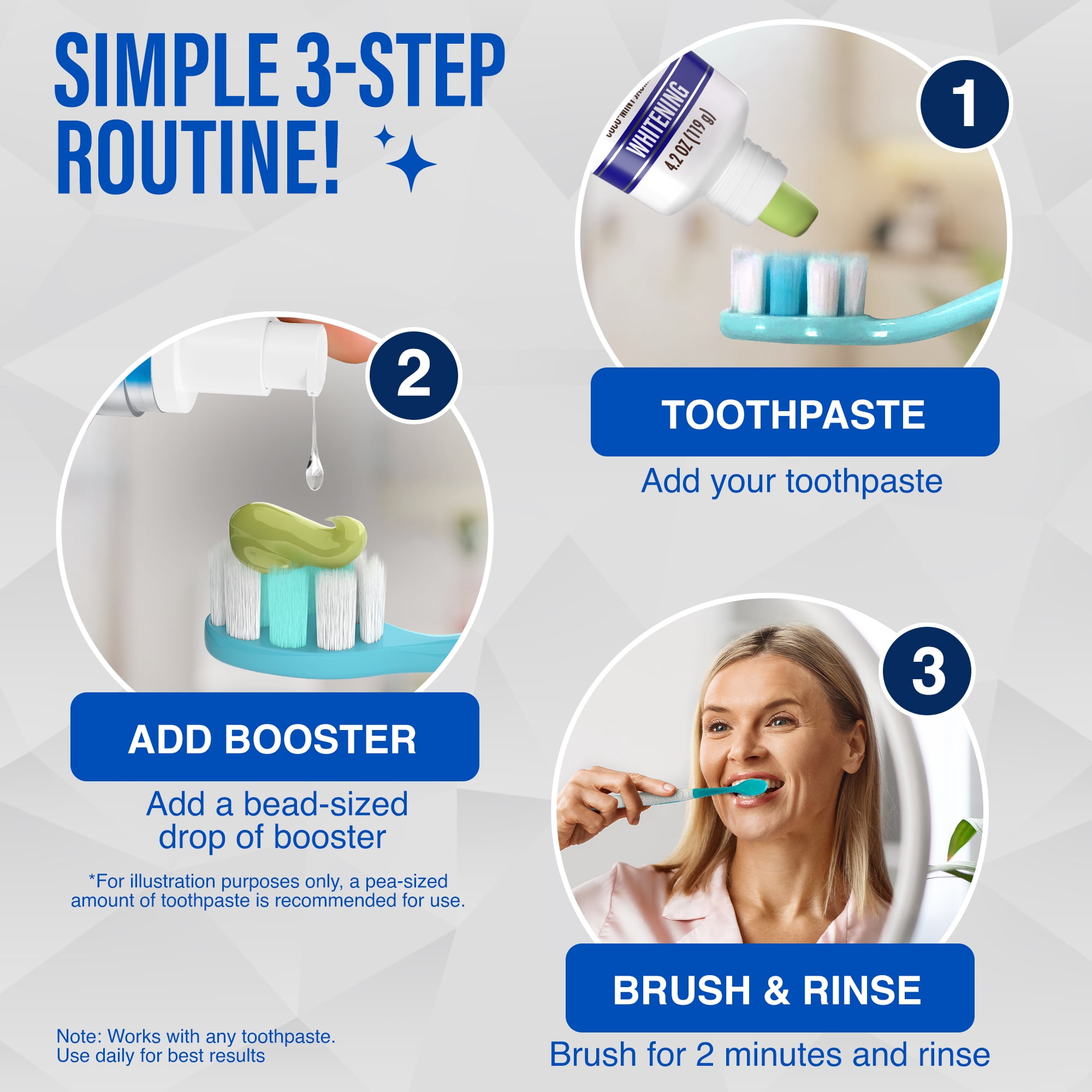 GuruNanda Whitening Toothpaste Booster Serum Enhancer -  1 fl oz