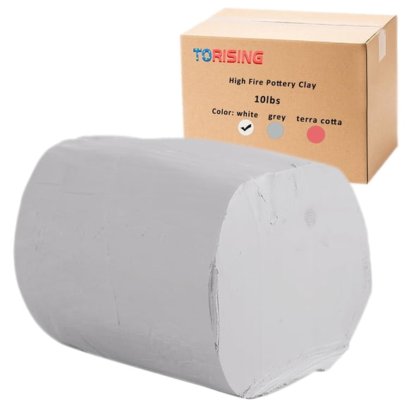 Arcilla de gres TORISING 4,5 kg blanca cocción cono 6-10