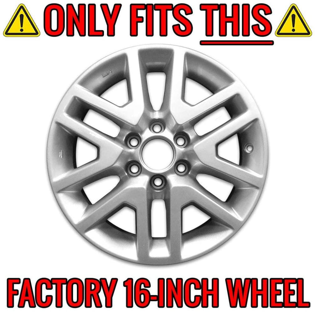 Set of 4 for Nissan Frontier 2014-2020 Upgrade Your Auto 16 4pc Gloss Black Wheel Skins 