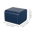 thumbnail image 4 of Weiweiguan Single Slot Watch Box PU Leather Watch Storage Box Wristwatch Display Case, 4 of 6