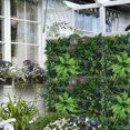 thumbnail image 5 of Artificial Plants Wall Greenery Panel Grass Flowers And Simulation 40x 60 Cm（1PC）, 5 of 5