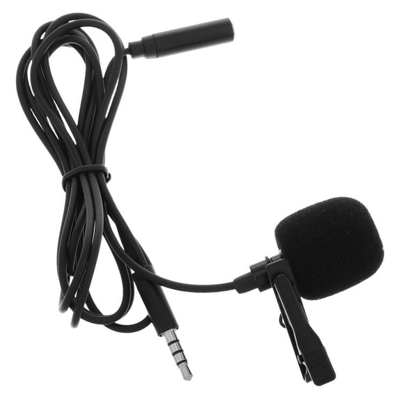 Worgeous Small Portable Microphone Lapel Mic For Smartphones And Tablets Ideal For Singing And Recording Clip-On Microphone