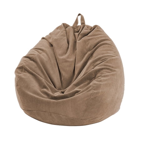 TFFR Corduroy Sofa Cover for Bean Bag Chair, Water Drop Shape Sofa Cover, Nordic Furniture Accessory