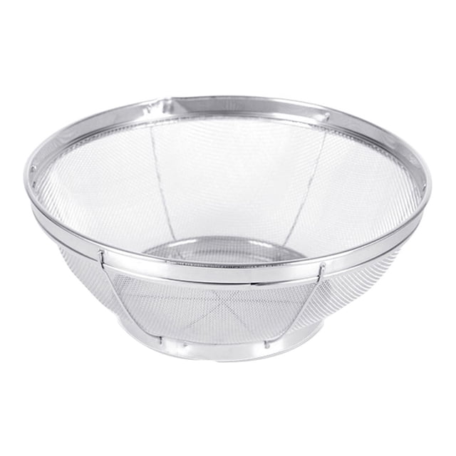 Stainless Steel Mesh Net Strainer Basket Colander To Strain Steam Or Cook Vegetables & Pasta Kitchen Rice Sieve Washing Bowl Food Vegetables Cleaning Strainer Drain Basket