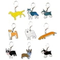 thumbnail image 1 of Flmtop Fashion Pet Collar Pendant Dog Key Chain Handbag Wallet Decor Hanging Keyring 6#, 1 of 8