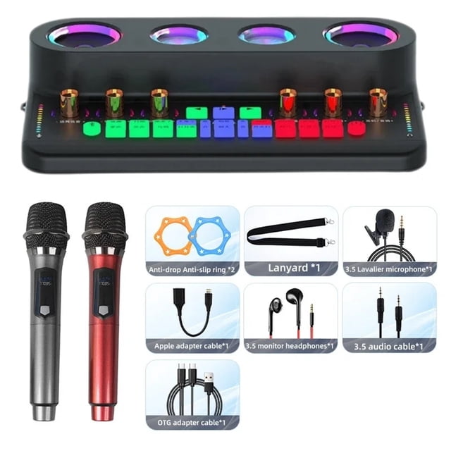 Loomza Audio Carte Son Diffusion en Direct Machine Intégrée Appareil KTV Maison