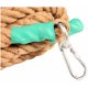 thumbnail image 5 of Climbing Rope with Carabiner, 30mm x 3m Power Training Battle Rope for Muscle Strength Workout, 5 of 5